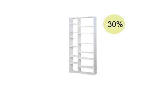 VALSA 001 biały regał 9500.316562 Temahome